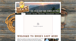 Desktop Screenshot of huckslostmine.com